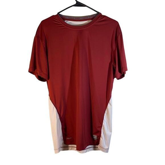 Nike Pro Tight Dri Fit Size XXL Red White - Picture 1 of 8